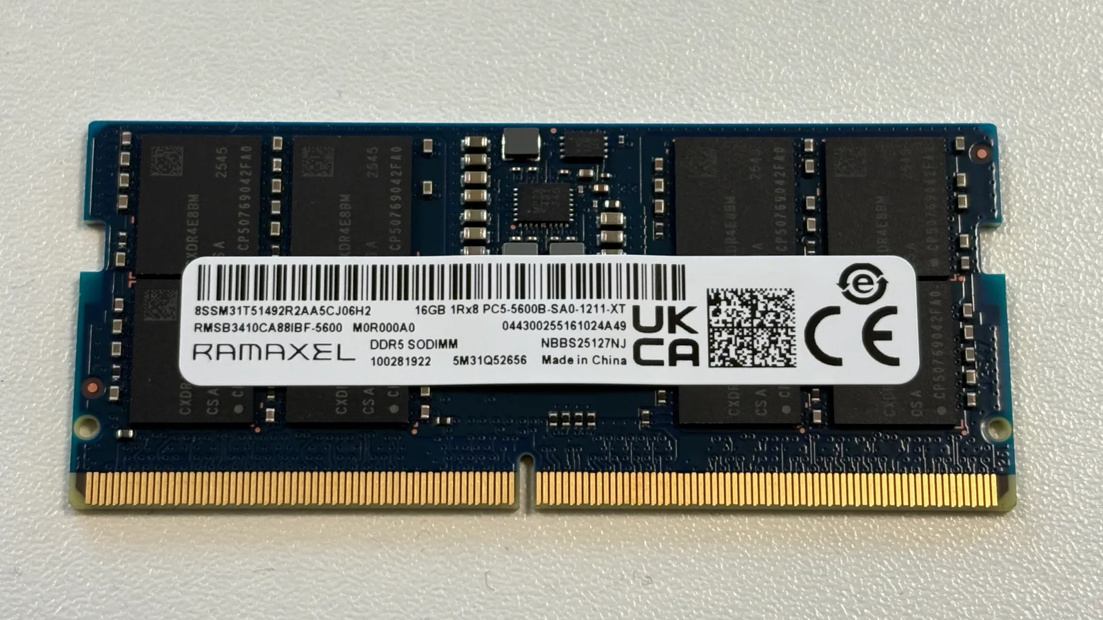 China's CXMT Starts Mass Production of 11.95nm G5 DRAM