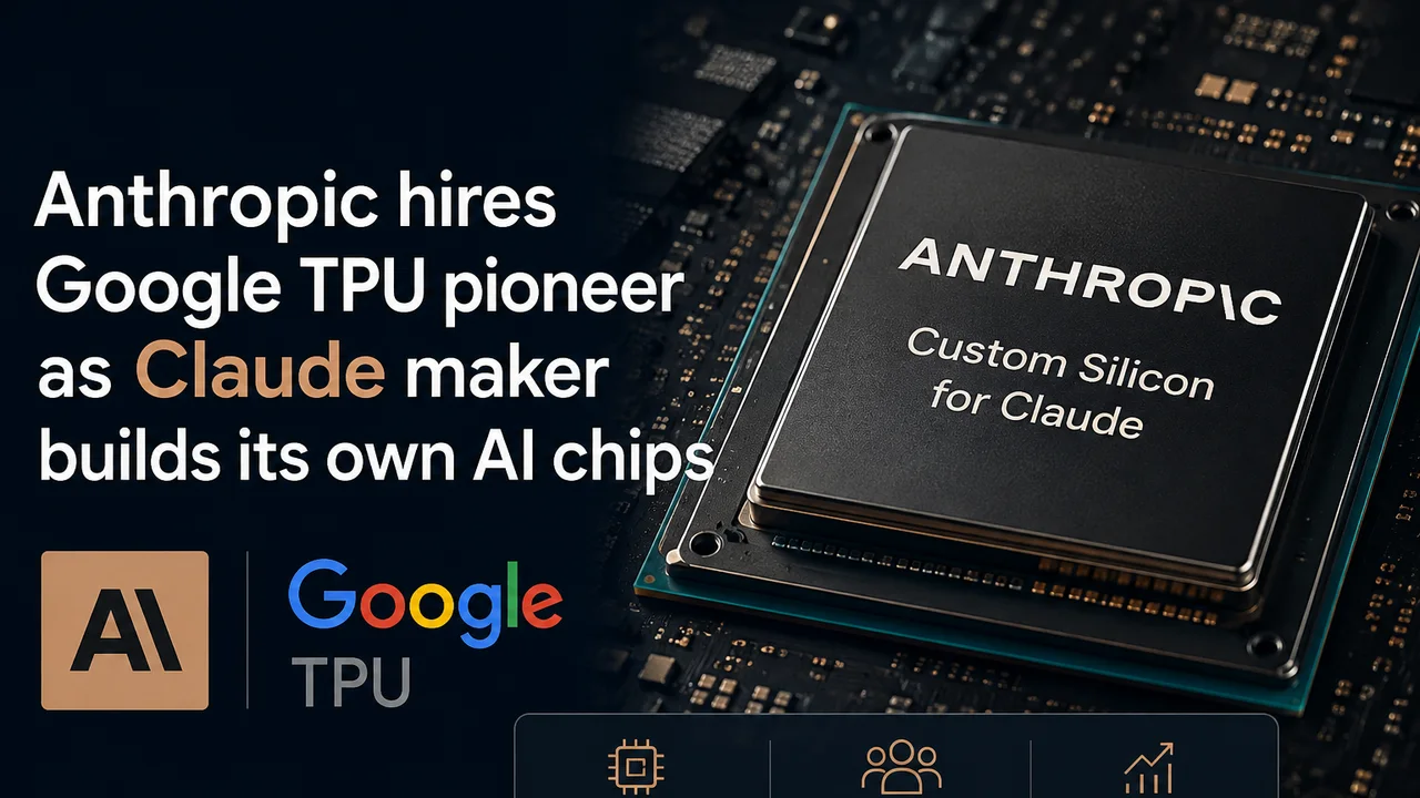 Anthropic holt Google-TPU-Pionier für eigene KI-Chips